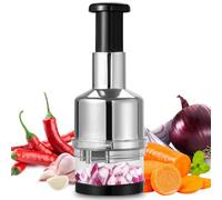 Tritatutto Verdure,Tritacarne Alimenti A Mano, Processore Manuale Alimentare, Vegetable Garlic Food Onion Chopper Per Schiacciare Aglio, Cipolla, Frutta Secca