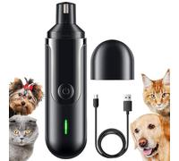 Tritaunghie per Cani - Ricaricabile Silenziosa a 3 modalità di funzionamento | Smerigliatrice Unghie Gatto E Levigatura Zampe,Gatto Cucciolo Tutte le Razze Sensibili Piccola Media Grande Casa Viaggio