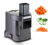Tritaverdure Elettrico 3-in-1 & Dicer - Robot Da Cucina Commerciale Per Tagliare, Affettare E Grattugiare, Taglia-Frutta E Verdura Automatico Per Cipolla, Patata, Carota, Cetriolo