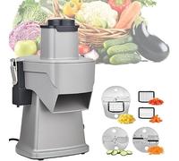 Tritaverdure Elettrico 4 In 1, Affettatrice Per Verdure E Robot Da Cucina, Taglierina Versatile Per Affettare, Sminuzzare, Tagliare A Dadini A Listarelle
