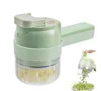 Tritaverdure Elettrico Senza Fili, Tagliaverdure Portatile, Lame in Acciaio Inossidabile, Schiaccia Fango Aglio con Spazzola per Cucina Domestica Peperoni Sedano Cipolle