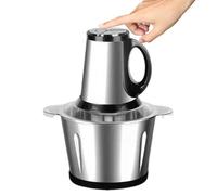Tritaverdure Elettrico, Tagliaverdure e tritaverdure Multifunzione | Robot Cooker Mixer in Acciaio Inox Portatile per Preparazioni Casa, Insalata di frutta, aglio e campeggio