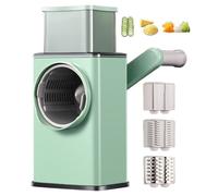 TRITAVERDURE GRATTUGIA A MANOVELLA AFFETTATRICI PER LA CASA MANDOLINE IN ACCIAIO