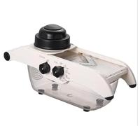 Tritaverdure, Mandolino Multifunzionale Affettaverdure in Acciaio Inox, Spessore E Larghezza Regolabili Senza Cambiare La Lama, Affettatrice Julian con Frutta Patate Pomodoro Cipolla, White