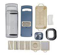 Tritaverdure Staccabile, Tritatutto Wireless con Cestello di Drenaggio, Taglia Verdure e Cipolle Facile da Montare per Cetrioli Carote Patate Frutta Formaggio