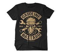 triton Gasoline Bastad Maglietta a Maniche Corte Stampata di Alta qualità Biker Racer Shirt Vintage Custom Retro 4XL