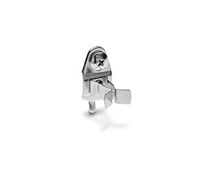 Triton Products Gancio per Pannello Forato con Clip a Molla estesa, Lega di Acciaio, Argento, Confezione da 10, unità