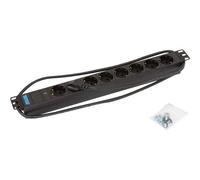 TRITON RAB-PD-X06-A1 Basic 1U Orizzontale/Verticale Nero 8 presa(e) AC Tipo E/F