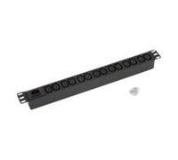 INL Multipresa elettrica 19", 14x prese IEC 320 C13 a 10A max, power indicator,