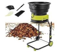 Trituratore da giardino，Shredder， Trituratore di foglie Trituratore di foglie elettrico Trituratore di foglie senza fili Trituratore di foglie a velocità regolabile Dimensioni del trituratore di fogli