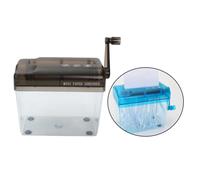 Trituratore di carta compatto mini contenitore di plastica per macchina da