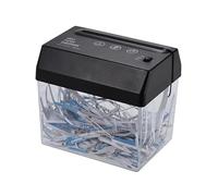 Trituratore di carta USB portatile con tagliacarte cestino per rifiuti taglio a strisce A6 piegato A4 macchina da taglio strumento per ufficio casa scuola cancelleria desktop