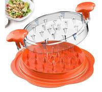 Trituratore di pollo grande strumento per tritare petto di pollo Twist con spazzola e forchetta; macchina tritacarne visibile, striscia antiscivolo, manico ergonomico, senza BPA, adatto per maiale