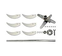 Trituratore e Tagliaper l'Agricoltura,Attrezzo Regolabile per Triturare Foraggio - Lame per Frantumazione Mangime Animale - Per Concime Organico, Giardinaggio, Taglio, Foglie