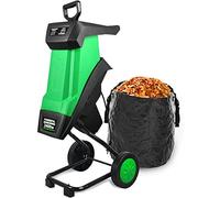 Trituratore elettrico da 2400 W, strumento da giardino con cippatrice per legno, multifunzionale, per rompere i rami in modo efficiente