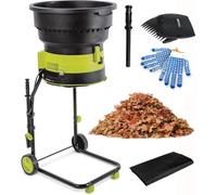 Trituratore elettrico da giardino - tagliatrice efficiente ad alta potenza per foglie e rami