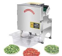 Trituratore elettrico per cipollotti, affettatrice commerciale per frutta e verdura, spessore regolabile da 1,3 a 35 mm per germogli di aglio e peperoncino, casa e ristorante,A