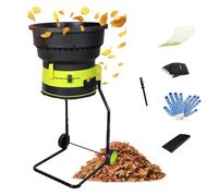Trituratore Elettrico Per Foglie 2500w, Trituratore Compost Da Giardino, Cippatrice Elettrica Da 8000 Giri/Min Per Uso Domestico E Aziende Agricole (no power cord)