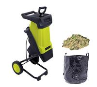 Trituratore Per Foglie Da 2400 W, Trituratori E Cippatori Da Giardino, Cippatori, Doppie Lame, Trituratori E Trituratori, Per Foglie Cadute, Ramoscelli, Detriti Da Giardino,Yellow