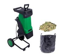 Trituratore Per Foglie Da 2400 W, Trituratori E Cippatori Da Giardino, Cippatori, Doppie Lame, Trituratori E Trituratori, Per Foglie Cadute, Ramoscelli, Detriti Da Giardino,Green