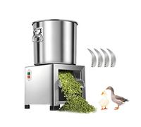 Trituratore per Mangime Avicolo con Motore 1800W, Dispositivo Professionale per Cereali in Allevamento Familiare(1800W)