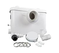 Trituratore Sanitario Maceratore Pompa 400W con motore silenzioso, design sottile e filtro a carbone per WC, doccia, lavandino, vasca da bagno, condizionatore d'aria o lavatrice