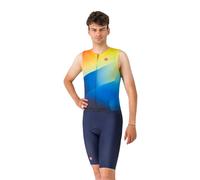 Body triathlon smanicato Free Sanremo 3 giallo