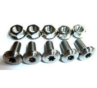 Triumph 955i 1997-2006 Posteriore Rotore Freno Disco Bullone + Kit Dado Titanio