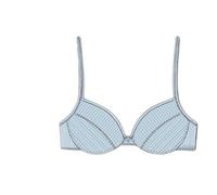 Triumph Aura Spotlight T Reggiseno Push up, Argento/Blu, 5C Donna