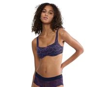 Triumph Body Make-up Illusion Lace Balconette Bra, Blu di Prussia, 3D Donna