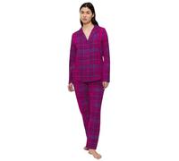 Triumph Boyfriend PW 01 X Checks Pajama Top, Red Combination, 48 Donna