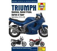 Triumph Daytona, Speed Triple, Sprint & Tiger 885/955cc (97 - 05) (Tascabile)