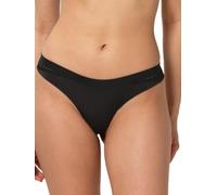 Triumph Donna Aura Spotlight High Leg string, Hipster, BLACK, S