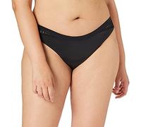 Triumph Donna Aura Spotlight High Leg string, Hipster, BLACK, S