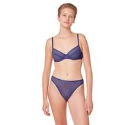 Triumph Donna Bright Spotlight High Leg String, Cool Water