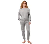 Triumph Donna Cozy Comfort Cozy Trouser, Light Grey Melange, 48
