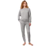Triumph Donna Cozy Comfort Top 01, Shirt, Light Grey Melange, 48