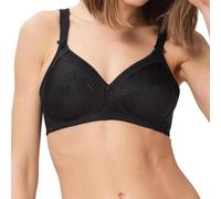 Triumph Donna Doreen + Cotton 01 N, Non-wired bra, BLACK, 3E