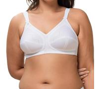 Triumph Donna Doreen + Cotton 01 N, Non-wired bra, WHITE, 3E