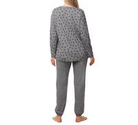 Triumph Donna Endless Comfort PK LSL, Pajama set, DARK GREY MELANGE, 52