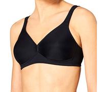 Triumph Donna Modern Soft+Cotton N, Wireless Bra, BLACK, 3E