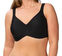 Triumph Donna Modern Soft+Cotton W01, Minimizer bra, BLACK, 2D