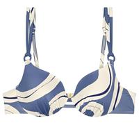 Triumph Donna Summer Allure WP, Bikini top, BLUE COMBINATION, 48 / B
