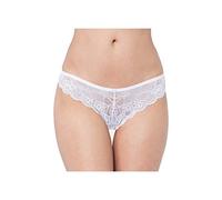 Triumph Donna Tempting Lace Brazilian String, Briefs, WHITE, XL