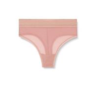 Triumph Donna Tempting Sheer Highwaist String, Briefs, TOASTED ALMOND, S