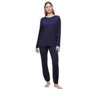 Triumph Endless Comfort PK 01 LSL Pajama Top, Blu-Dark Combination, 54 Donna