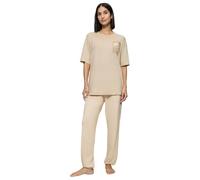 Triumph Endless Comfort PK SSL 10 CO/MD Set Pigiama, Skin-Light Combination, 46 da Donna