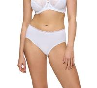 Triumph Feel of Cotton Midi Slip, Bianco, 44 Donna