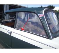 Triumph Herald/Vitesse Posteriore Deflettore Plastica/Cromo Modanatura (Paio)