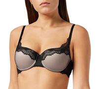 Triumph Lace Spotlight WHU01 Reggiseno A Mezza Coppa Push-Up, Nero (Black 0004), 70C